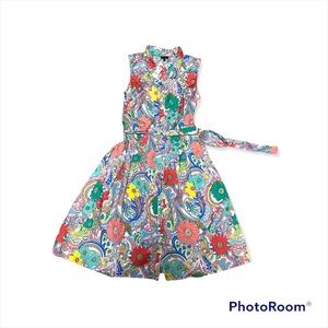 Talbots new with tags, colorful floral dress, with belt. 💐💐💐